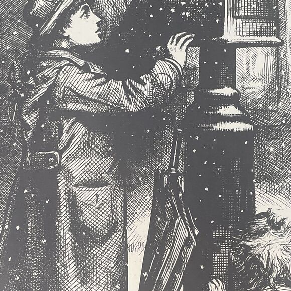 Christmas Post Thomas Nast Woodblock Engraved Print 1879 Harper's Weekly Rare - Picture 7 of 16